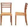 Arthur Natural Walnut Brown Dining Chairs Set of 2