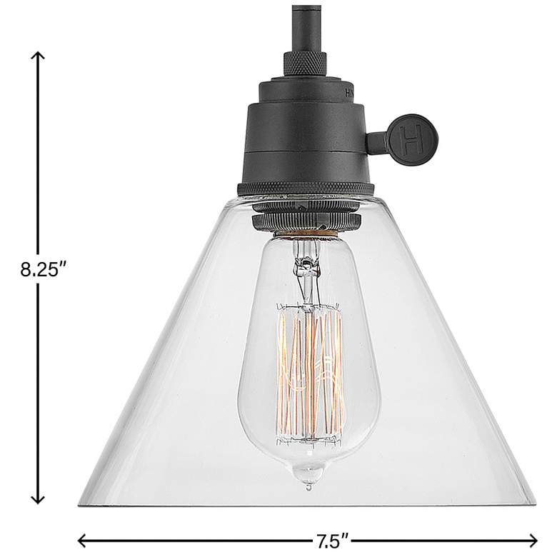 Image 3 Arti 7 1/2 Wide Black Mini Pendant by Hinkley Lighting more views