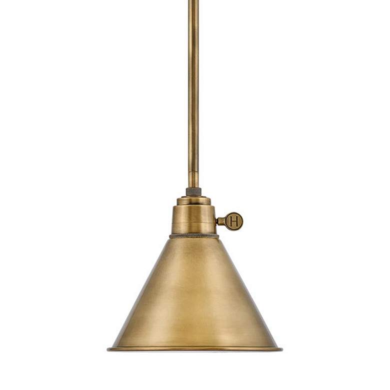 Image 2 Arti 7 3/4" Wide Brass Mini Pendant by Hinkley Lighting more views