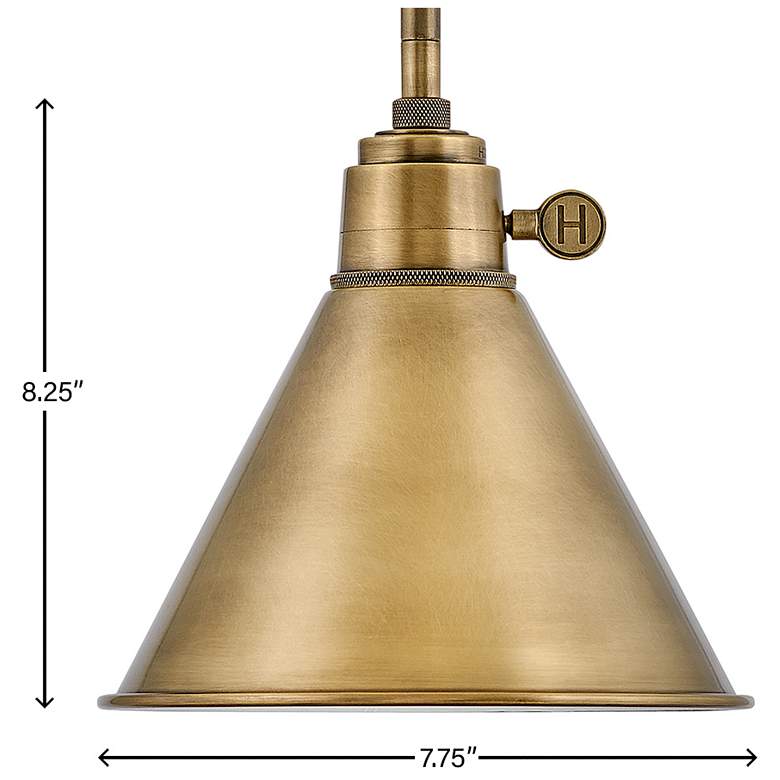 Image 3 Arti 7 3/4" Wide Brass Mini Pendant by Hinkley Lighting more views