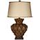 Artichoke Collection Tropical Brown Table Lamp