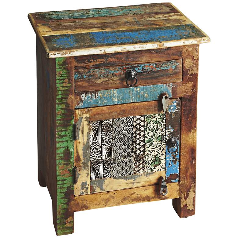 Image 1 Artifacts Single-Drawer Distressed Accent Chest