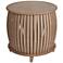 Artino Distressed Natural Bamboo Accent Table