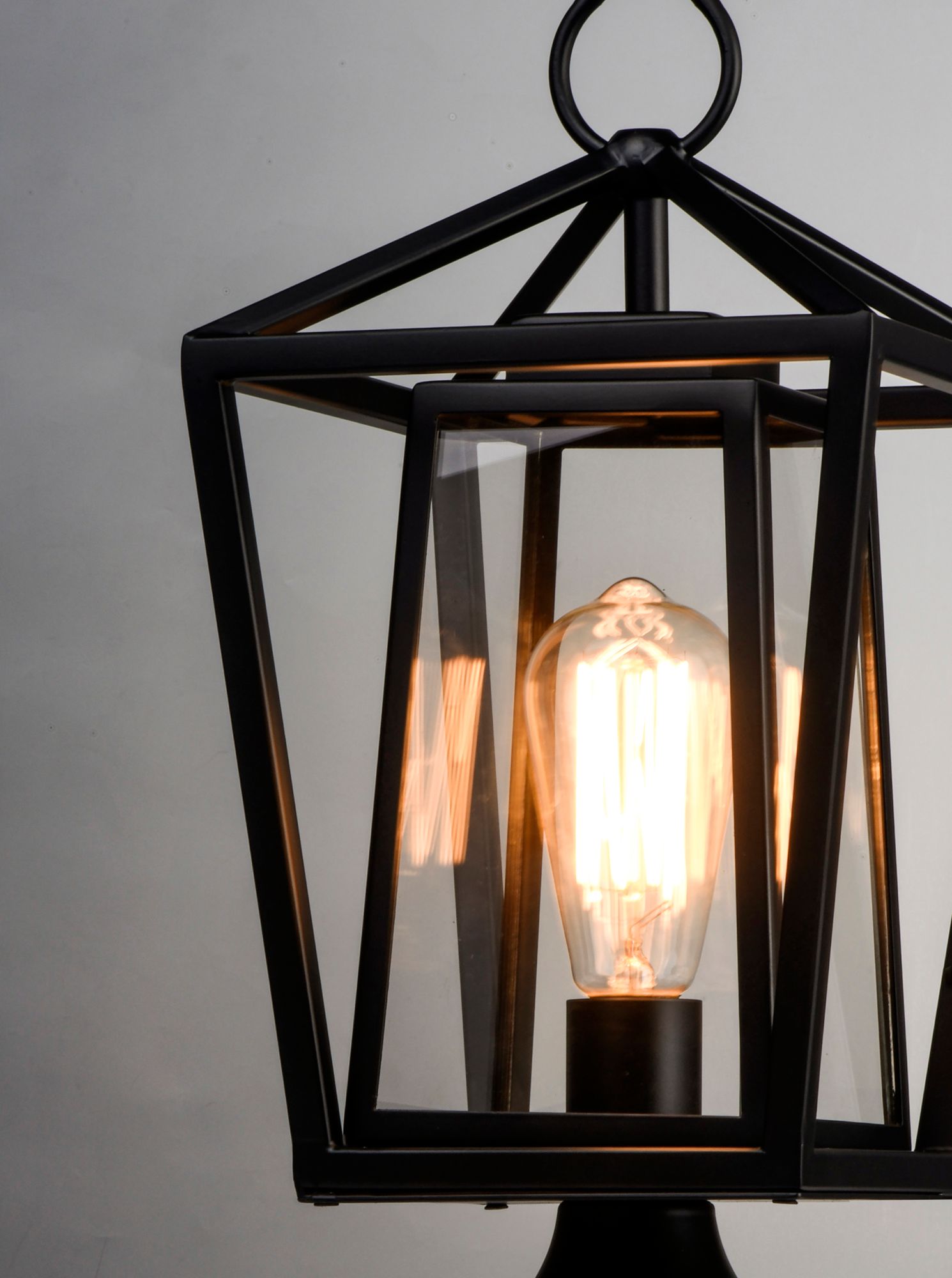 Image 2 Artisan 1-Light Outdoor Post Lamp Black more views