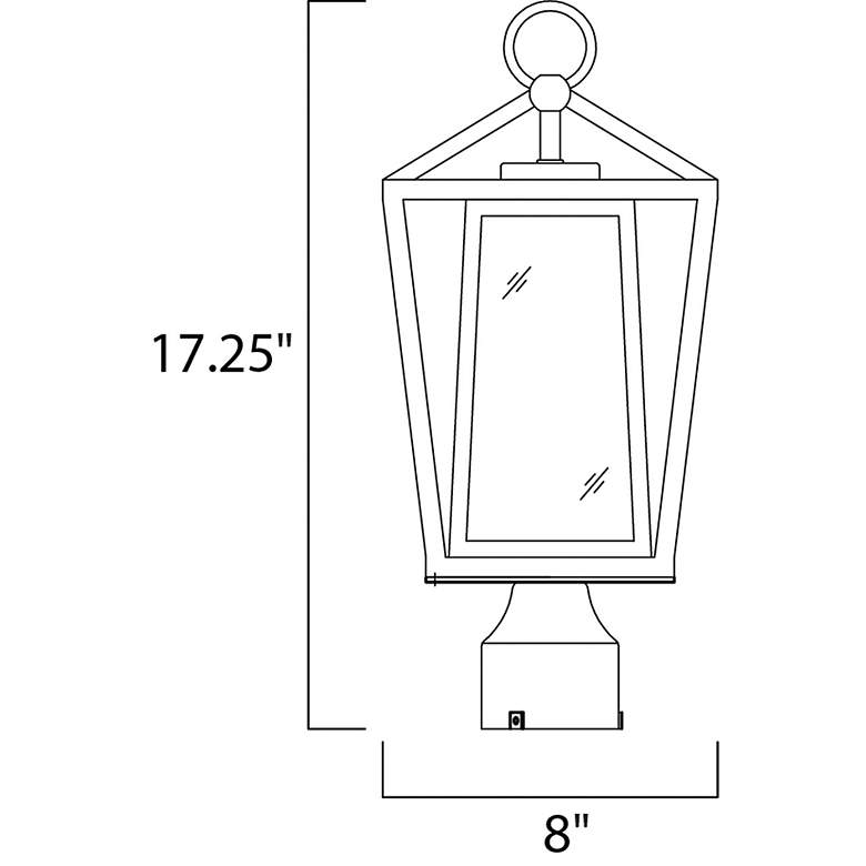Image 6 Artisan-Outdoor Pole/Post Mount more views