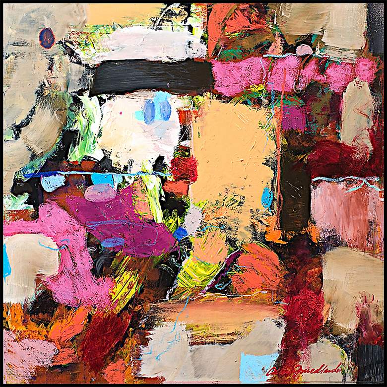 Image 1 Artist&#39;s Palette A 25 1/2 inch Square Giclee Wall Art