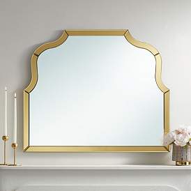 Image1 of Artois Gold 31 1/2" x 37 1/2" Arch Top Wall Mirror