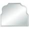 Artois Mirrored Glass 31 1/2" x 37 1/2" Arch Top Wall Mirror