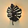 Thumbnail2 of Aruba 16 3/4" High Natural Black Metal Wall Sconce
