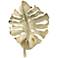 Aruba 16 3/4" High White Gold Metal Wall Sconce