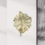 2_Aruba 16 3/4" High White Gold Metal Wall Sconce