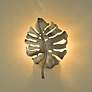 7_Aruba 16 3/4" High White Gold Metal Wall Sconce more views