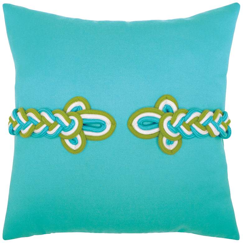 Image 1 Aruba Frog&#39;s Clasp 19 inch Square Indoor-Outdoor Pillow