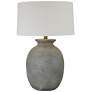 Arvey 30" Concrete Stone Hydrocal Pot Rustic Table Lamp