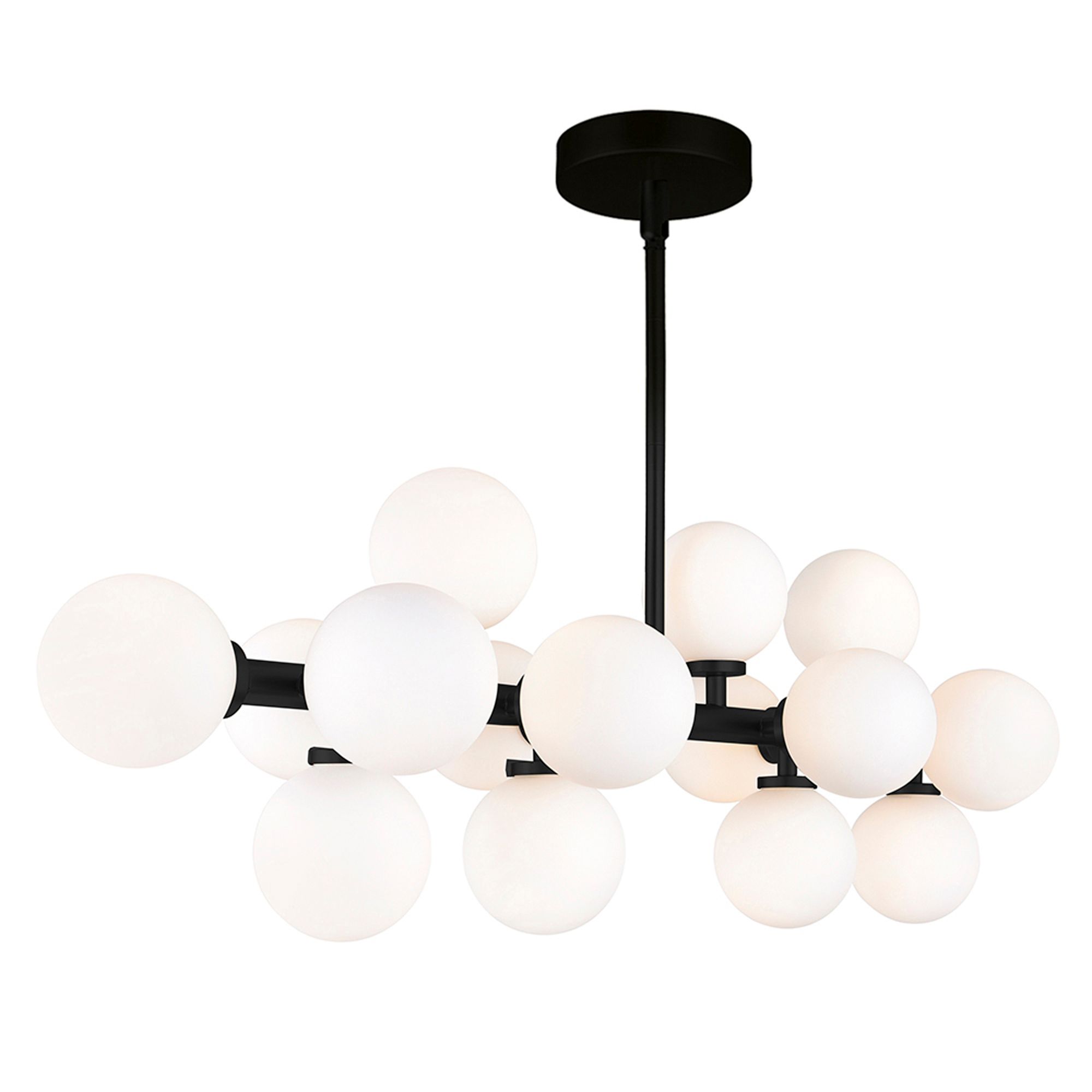 Image 3 Arya 16 Light Black Chandelier more views