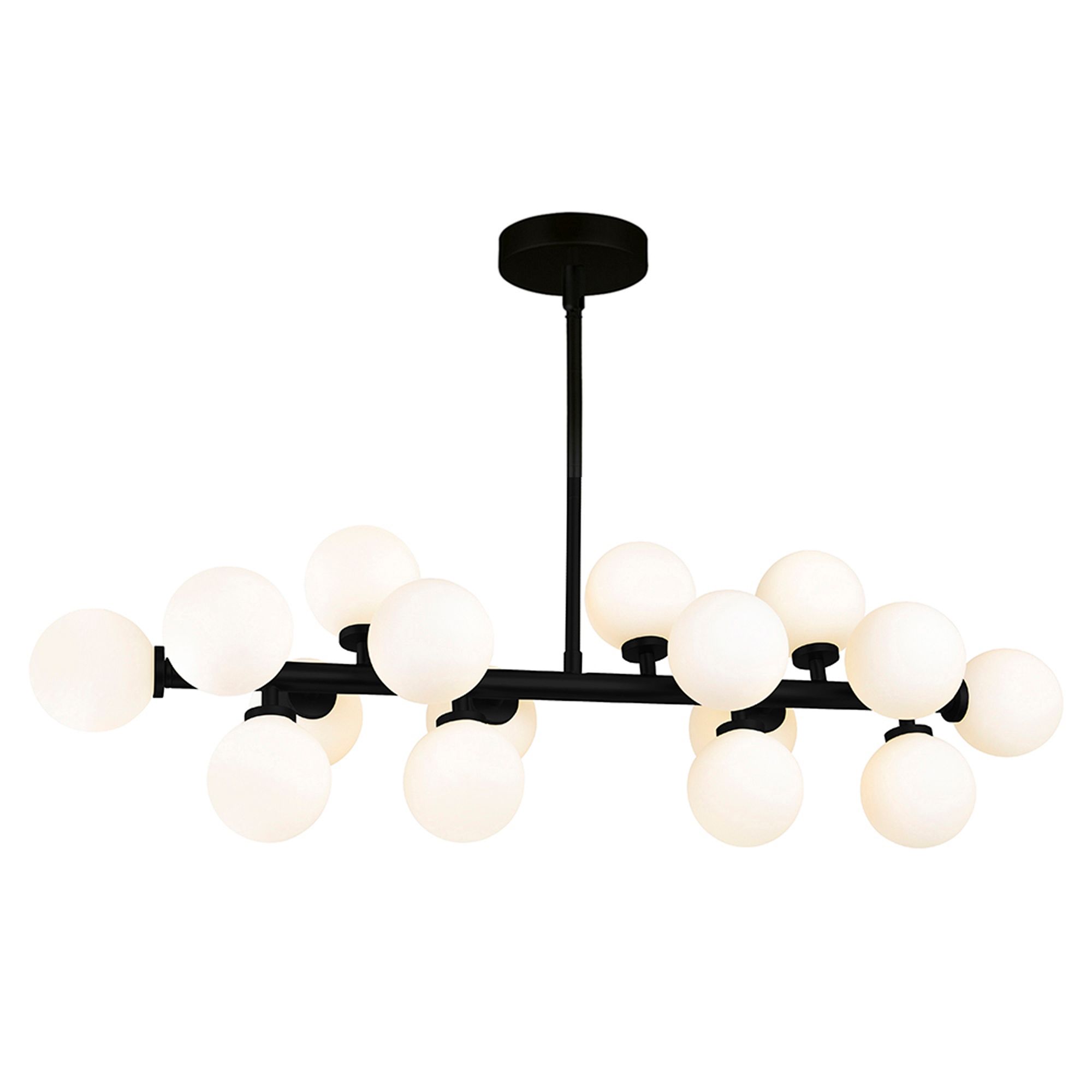 Image 4 Arya 16 Light Black Chandelier more views