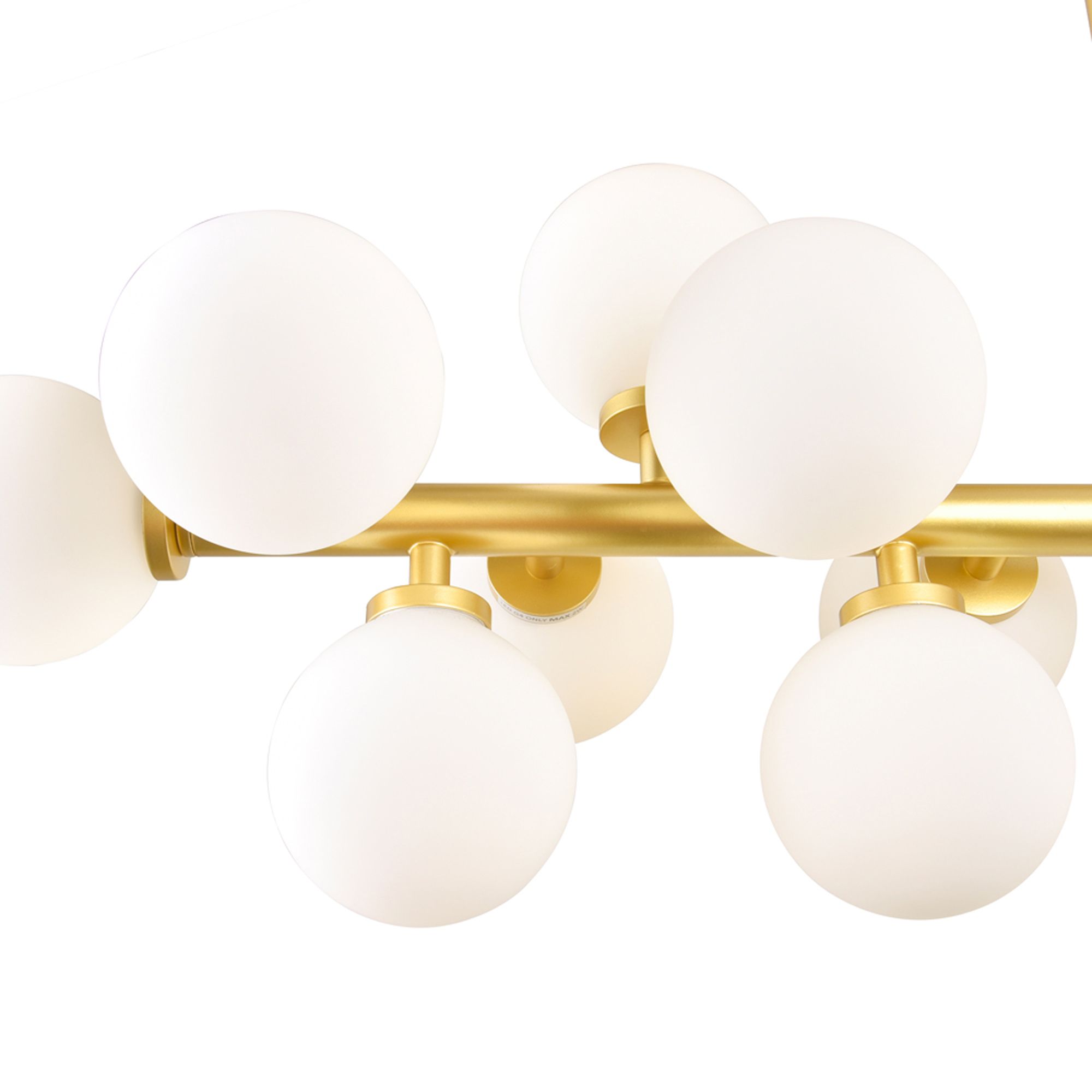 Image 5 Arya 16 Light Satin Gold Chandelier more views