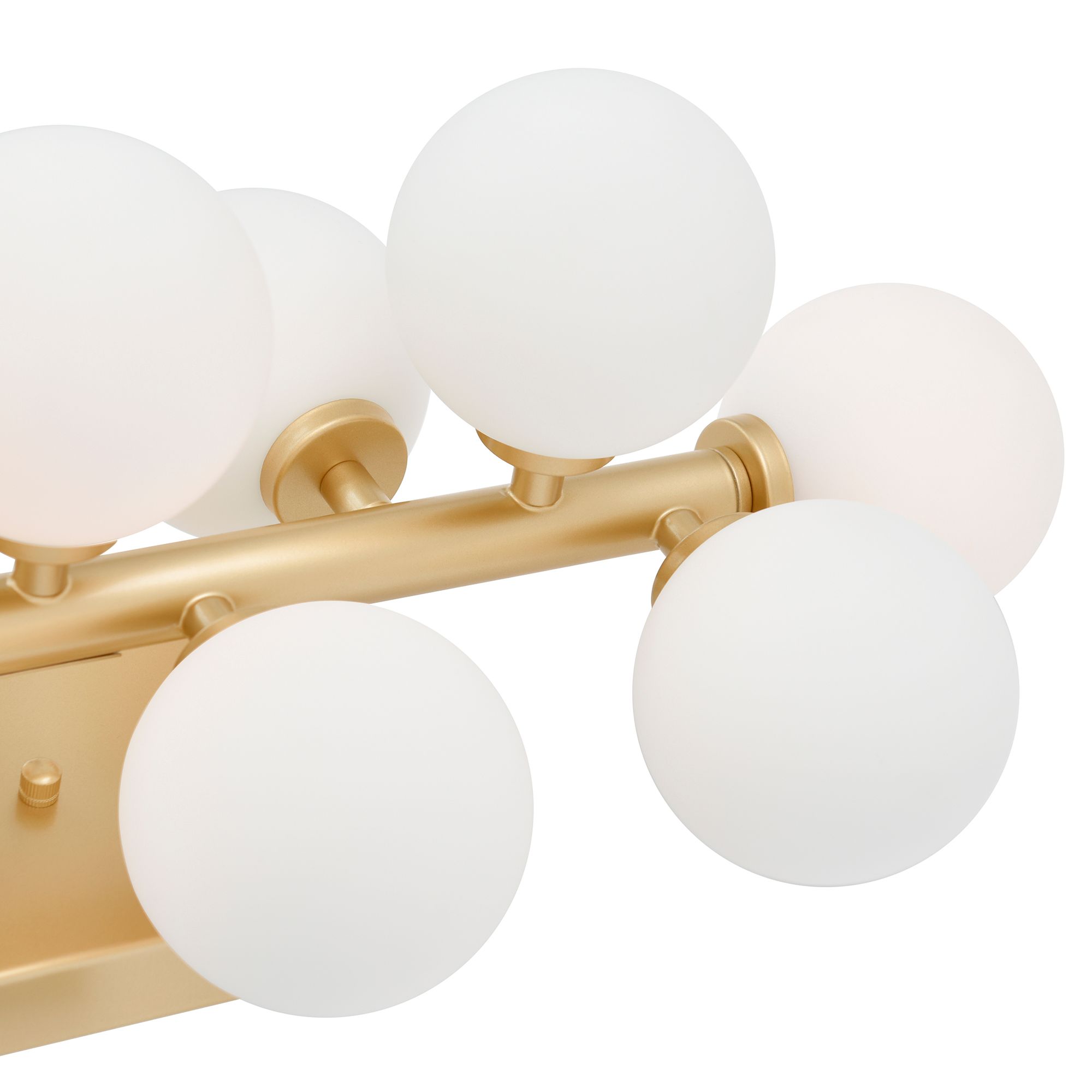 Image 5 Arya 17 Light Satin Gold Wall Sconce more views