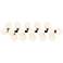 Arya 17 Light Wall Sconce With Black Finish