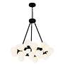 1_Arya 26" Wide Black 25-Light Chandelier