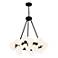 Arya 26" Wide Black 25-Light Chandelier