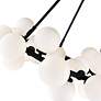 2_Arya 26" Wide Black 25-Light Chandelier more views