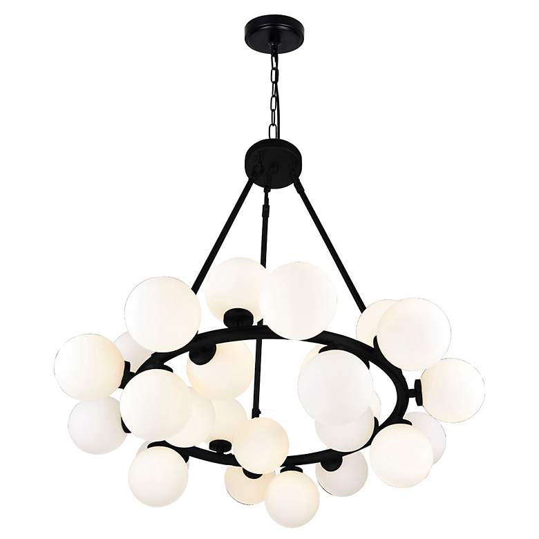 Image 4 Arya 26" Wide Black 25-Light Chandelier more views