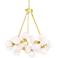 Arya 26" Wide Satin Gold 25-Light Chandelier