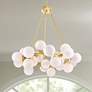 1_Arya 26" Wide Satin Gold 25-Light Chandelier