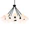 Arya 39" Wide Black 45-Light Chandelier