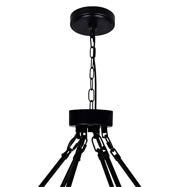 Image 3 Arya 39" Wide Black 45-Light Chandelier more views