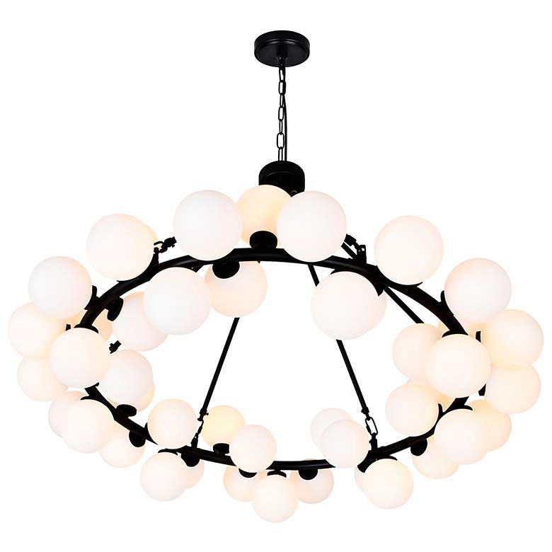 Image 5 Arya 39" Wide Black 45-Light Chandelier more views