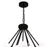6_Arya 39" Wide Black 70-Light 2-Tier Chandelier more views