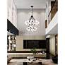 7_Arya 39" Wide Black 70-Light 2-Tier Chandelier more views