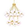 3_Arya 39" Wide Satin Gold 70-Light Globe Chandelier