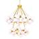 Arya 39" Wide Satin Gold 70-Light Globe Chandelier
