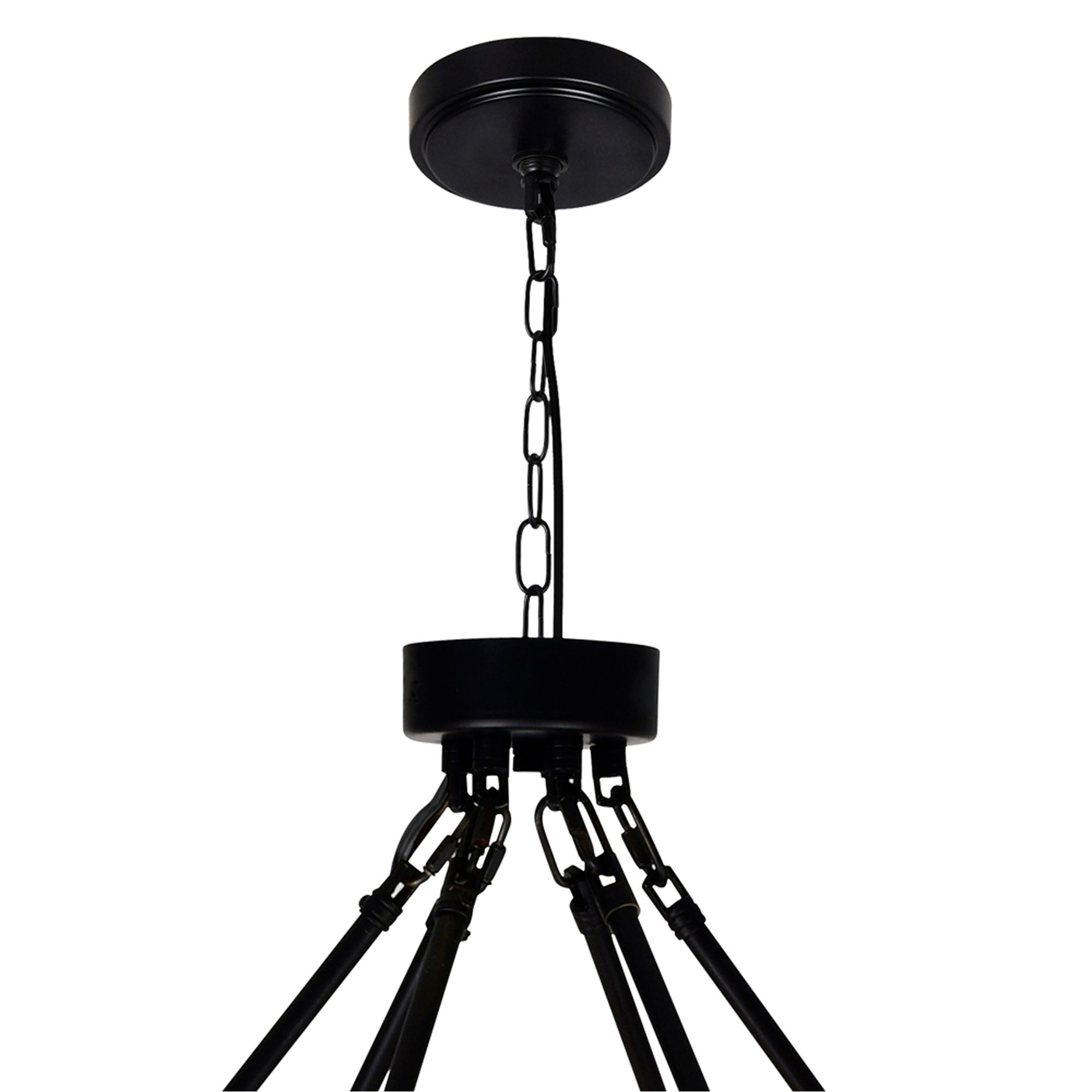Image 5 Arya 45 Light Black Chandelier more views
