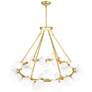 2_Arya 45 Light Chandelier With Satin Gold Finish more views