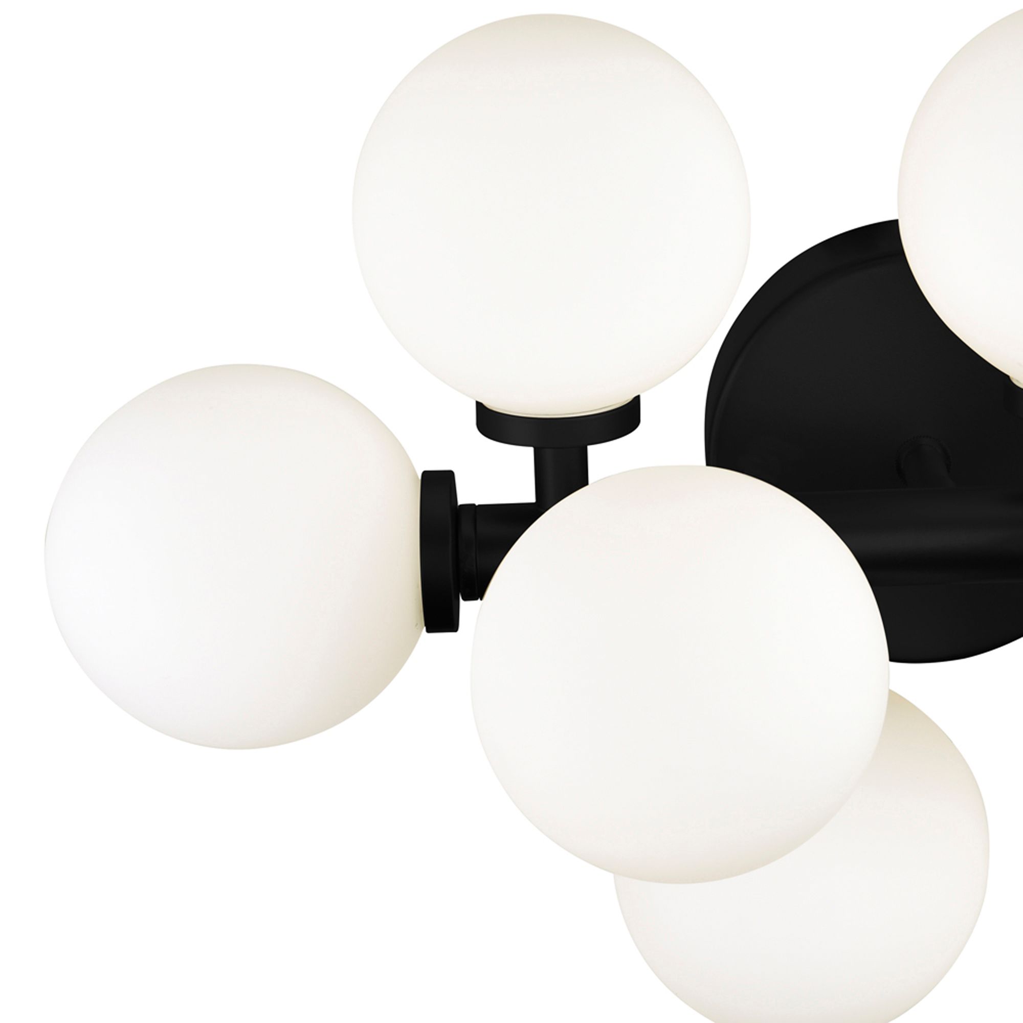 Image 2 Arya 8 Light Black Wall Sconce more views