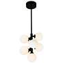 1_Arya 8 Light Pendant With Black Finish