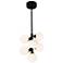 Arya 8 Light Pendant With Black Finish