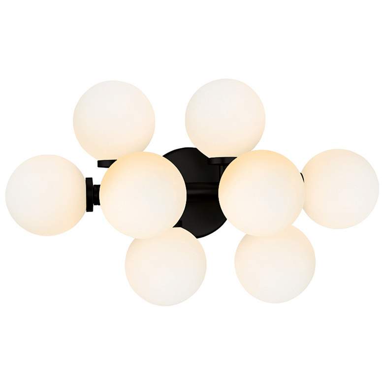 Image 1 Arya 8 Light Wall Sconce With Black Finish