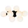 Arya 8 Light Wall Sconce With Black Finish