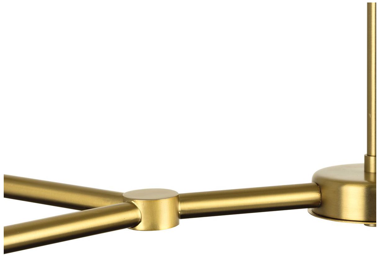 Arya Collection Eight-Light Linear Chandelier