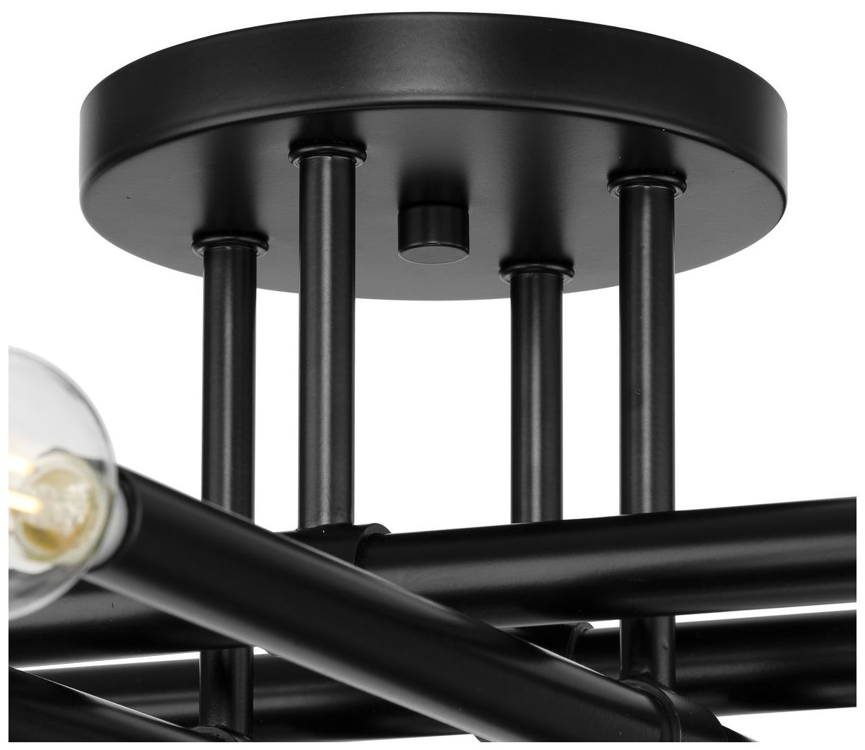 Arya Collection Four-Light 20" Semi-Flush Mount Light