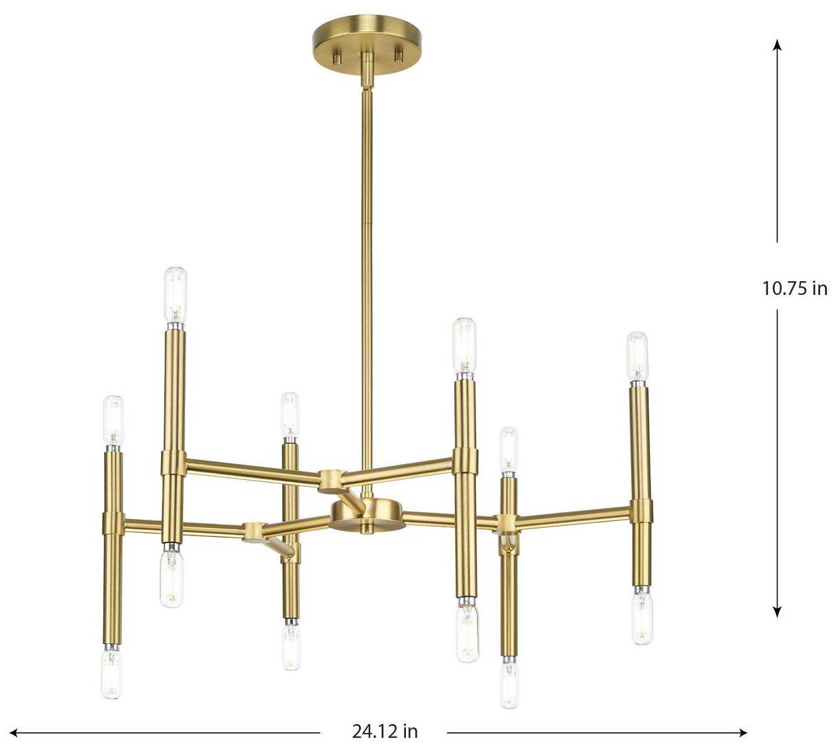 Image 4 Arya Collection Twelve-Light Chandelier more views