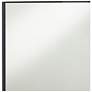 Aryn Matte Black Metal 20" x 42 1/4" Rectangular Wall Mirror in scene