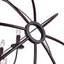 4_Arza 12 Light Up Chandelier With Brown Finish more views