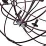 5_Arza 12 Light Up Chandelier With Brown Finish more views