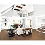 6_Arza 12 Light Up Chandelier With Brown Finish more views